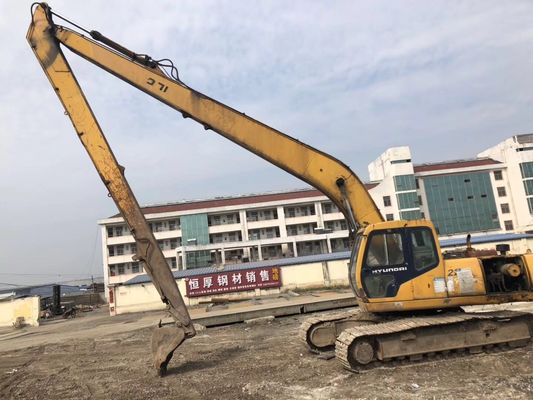China o tamanho 21M Long Boom Hyundai R210-5D da sapata de 600mm usou a máquina escavadora Machine fornecedor