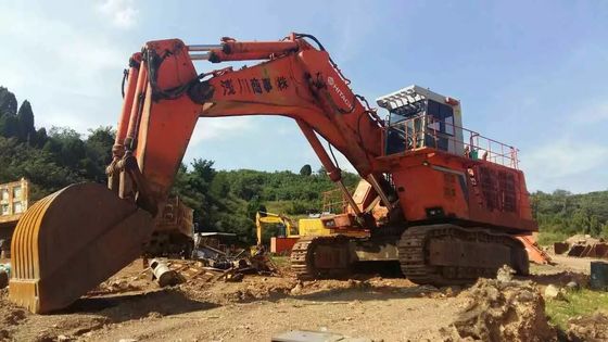 O tamanho 800mm EX1800 de 180 toneladas da sapata de 2011 anos usou a máquina escavadora de Hitachi fornecedor