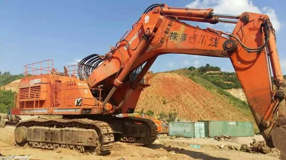 O tamanho 800mm EX1800 de 180 toneladas da sapata de 2011 anos usou a máquina escavadora de Hitachi fornecedor
