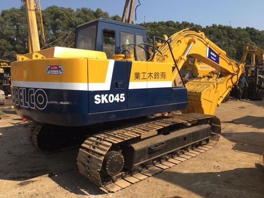 máquinas escavadoras de 12 toneladas de Kobelco da mão SK045 segundo da cubeta 0.5m3 fornecedor