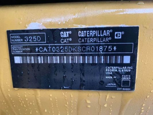 Escavadores da mão de Caterpillar 325D segundo da cubeta de 2011 anos 1.6m3 fornecedor