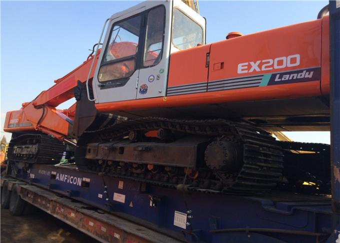 Os cilindros JAPÃO EX200-1 Hitachi de 92% Uc 6 usaram máquinas escavadoras 0