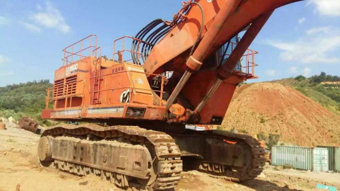 O tamanho 800mm EX1800 de 180 toneladas da sapata de 2011 anos usou a máquina escavadora de Hitachi 4