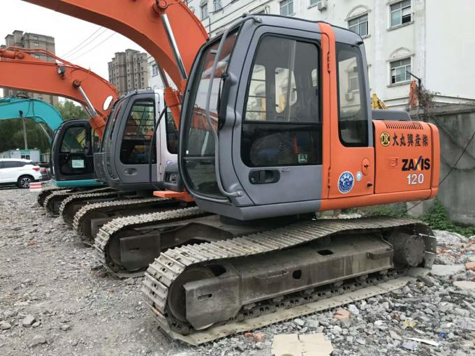 O tamanho 600mm da sapata 2013 anos ZX120 de 12 toneladas usou a máquina escavadora de Hitachi 1