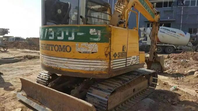 máquina escavadora Second Hand do tamanho 400mm Sumitomo S160 da sapata 7285h 1
