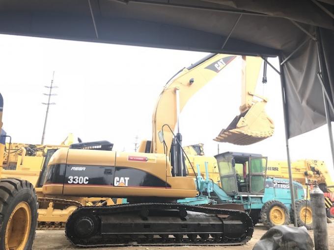 5.5km/H cubeta mini 330C Cat Excavator idosa da velocidade 0.8m3 0
