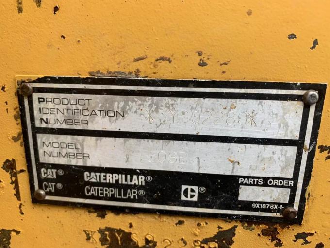 11.3rpm o Gradeability Japão 308B resistente usou CAT Excavator 1
